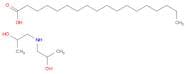Octadecanoic acid, compd. with 1,1'-iminobis[2-propanol] (1:1)