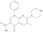 6-FLUORO-4-OXO-1-PHENYL-7-PIPERAZIN-1-YL-1,4-DIHYDRO-[1,8]NAPHTHYRIDINE-3-CARBOXYLIC ACID