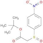 Acetic acid, [(4-nitrophenyl)sulfinyl]-, 1,1-dimethylethyl ester