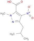 3-Isobutyl-1-methyl-4-nitro-1H-pyrazole-5-carboxylic acid
