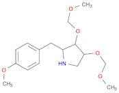 Pyrrolidine, 3,4-bis(methoxymethoxy)-2-[(4-methoxyphenyl)methyl]- (9CI)