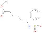 Hexanoic acid, 6-[(phenylsulfonyl)amino]-, methyl ester
