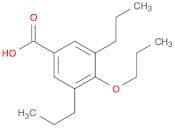Benzoic acid, 4-propoxy-3,5-dipropyl-