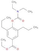 Benzoic acid, 4-[[(diethylamino)carbonyl]oxy]-3,5-dipropyl-, ethyl ester