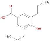 Benzoic acid, 4-hydroxy-3,5-dipropyl-