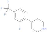 4-[2-fluoro-4-(trifluoromethyl)phenyl]piperidine