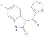 2H-Indol-2-one, 6-fluoro-3-(2-furanylcarbonyl)-1,3-dihydro-