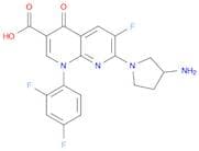 7-(3-Aminopyrrolidin-1-yl)-1-(2,4-difluorophenyl)-6-fluoro-4-oxo-1,4-dihydro-1,8-naphthyridine-3-c…