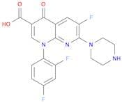 1,8-Naphthyridine-3-carboxylicacid, 1-(2,4-difluorophenyl)-6-fluoro-1,4-dihydro-4-oxo-7-(1-piperaz…