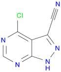 4-Chloro-1H-pyrazolo[3,4-d]pyrimidine-3-carbonitrile