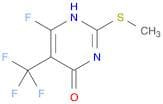 6-Fluoro-2-(methylthio)-5-(trifluoromethyl)pyrimidin-4(1H)-one
