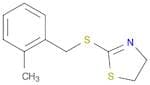 Thiazole, 4,5-dihydro-2-[[(2-methylphenyl)methyl]thio]-
