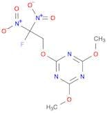 1,3,5-Triazine, 2-(2-fluoro-2,2-dinitroethoxy)-4,6-dimethoxy-