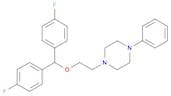 Piperazine, 1-[2-[bis(4-fluorophenyl)methoxy]ethyl]-4-phenyl-