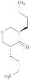 4H-Thiopyran-4-one, 3,5-dibutyltetrahydro-, trans- (9CI)