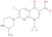 1,8-Naphthyridine-3-carboxylic acid, 1-cyclopropyl-6-fluoro-1,4-dihydro-7-(3-methyl-1-piperazinyl)…