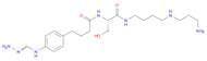Benzenebutanamide, 4-[(aminoiminomethyl)amino]-N-[(1S)-2-[[4-[(3-aminopropyl)amino]butyl]amino]-1-…