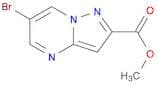 methyl 6-bromopyrazolo[1,5-a]pyrimidine-2-carboxylate