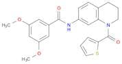BENZAMIDE, 3,5-DIMETHOXY-N-[1,2,3,4-TETRAHYDRO-1-(2-THIENYLCARBONYL)-7-QUINOLINYL]-