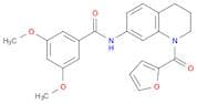 N-(1-(Furan-2-carbonyl)-1,2,3,4-tetrahydroquinolin-7-yl)-3,5-dimethoxybenzamide