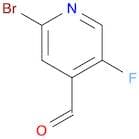 2-Bromo-5-fluoro-4-formylpyridine
