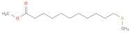 Undecanoic acid, 11-(methylthio)-, methyl ester