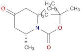 1-Piperidinecarboxylic acid, 2,6-dimethyl-4-oxo-, 1,1-dimethylethyl ester, (2R,6S)-rel-