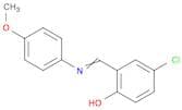 Phenol, 4-chloro-2-[[(4-methoxyphenyl)imino]methyl]-