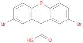 9H-Xanthene-9-carboxylic acid, 2,7-dibromo-