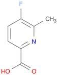 2-Pyridinecarboxylic acid, 5-fluoro-6-methyl-