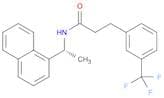 Benzenepropanamide, N-[(1R)-1-(1-naphthalenyl)ethyl]-3-(trifluoromethyl)-