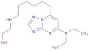 2-((5-(Diethylamino)-[1,2,4]triazolo[1,5-a]pyrimidin-7-yl)(hexyl)amino)ethanol