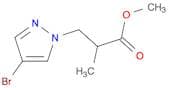 Methyl 3-(4-bromo-1H-pyrazol-1-yl)-2-methylpropanoate