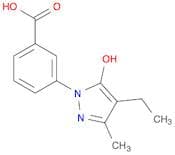3-(4-Ethyl-5-hydroxy-3-methyl-1H-pyrazol-1-yl)benzoic acid
