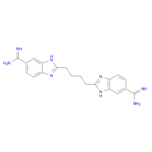 1H-Benzimidazole-6-carboximidamide, 2,2'-(1,4-butanediyl)bis-