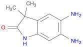2H-Indol-2-one, 5,6-diamino-1,3-dihydro-3,3-dimethyl-