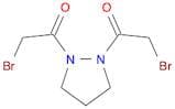 Pyrazolidine, 1,2-bis(bromoacetyl)- (9CI)