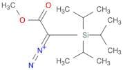 Acetic acid, 2-diazo-2-[tris(1-methylethyl)silyl]-, methyl ester