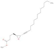 Oxiranebutanoic acid, 3-(1-tetradecynyl)-, methyl ester, trans- (9CI)