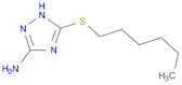1H-1,2,4-Triazol-3-amine, 5-(hexylthio)-
