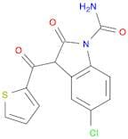 1H-Indole-1-carboxamide, 5-chloro-2,3-dihydro-2-oxo-3-(2-thienylcarbonyl)-