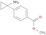 Benzoic acid, 4-(1-aminocyclopropyl)-, methyl ester