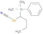 Selenocyanic acid, 1-(dimethylphenylsilyl)butyl ester
