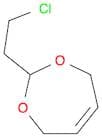 1,3-Dioxepin, 2-(2-chloroethyl)-4,7-dihydro-