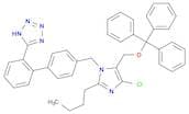 5-[4′-[[2-Butyl-4-chloro-5-[(triphenylmethoxy)methyl]-1H-imidazol-1-yl]methyl][1,1′-biphenyl]-2-yl…
