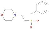 Morpholine, 4-[2-[(phenylmethyl)sulfonyl]ethyl]-