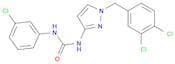 1-(3-Chlorophenyl)-3-(1-(3,4-dichlorobenzyl)-1H-pyrazol-3-yl)urea