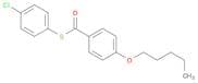 Benzenecarbothioic acid, 4-(pentyloxy)-, S-(4-chlorophenyl) ester