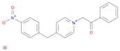 Pyridinium, 4-[(4-nitrophenyl)methyl]-1-(2-oxo-2-phenylethyl)-, bromide