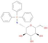 (2R,3S,4S,5R,6R)-2-(Hydroxymethyl)-6-((triphenylphosphoranylidene)amino)tetrahydro-2H-pyran-3,4,5-…